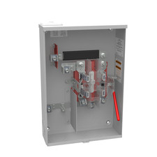 Milbank U3924-XL 4 Terminal Ringless 200 Amp 1 Phase Meter Socket