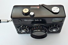 Rollei 35 S Black Sonnar F2.8 40mm Lens Film Camera Mint 