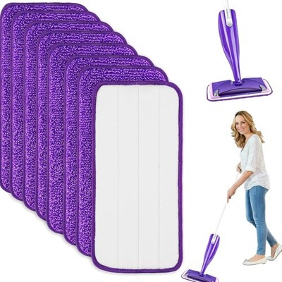 Bodenwischer Nachfüller Set 8 Stück passend für Swiffer WetJet Microfaser Bezüge
