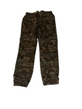 LEVIS Camo Pants Slim Fit Stretch Boys Jogger Green Camouflage Size 27x29 14 Reg