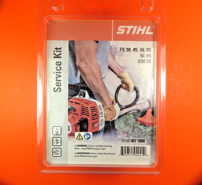STIHL FS38 FS45 FS46 FS55 KM55 HL45 Air Filter Service Kit 4140-007-1800 OEM New