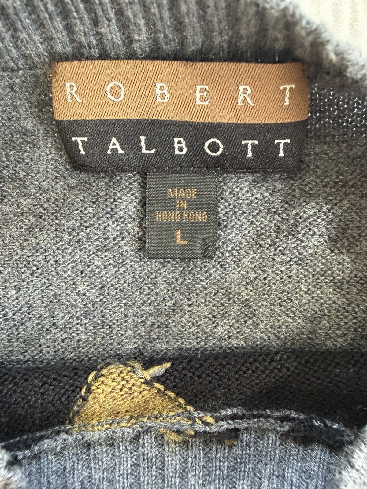 Robert Talbott Men's Pullover Sweater Argyle Size… - image 7