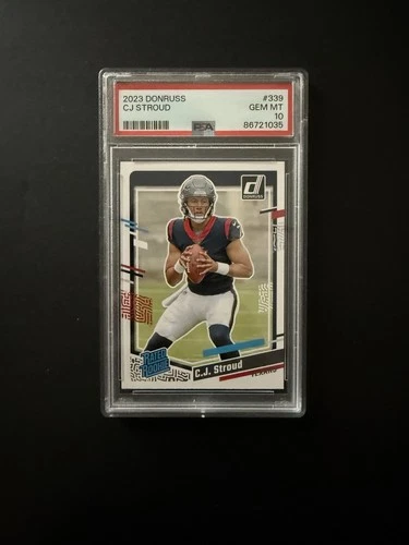 2023 Panini Donruss - Rated Rookie C.J. Stroud #339 (RC) PSA 10