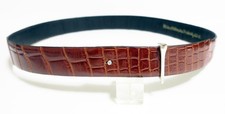 Miss Ellen Ruth Levy Alligator Belt 1 Silver GOLF Buckle 2 More Unique Buckles