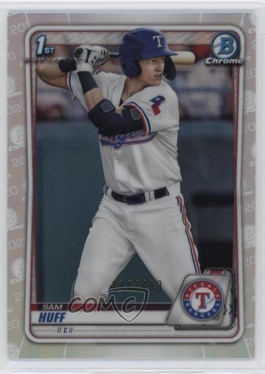 2020 Bowman Chrome Prospects Refractor 424/499 Sam Huff #BCP-33 yj7
