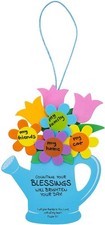 Fun Express Religious Count Your Blessings Flower Foam Craft Kit - Makes 12 