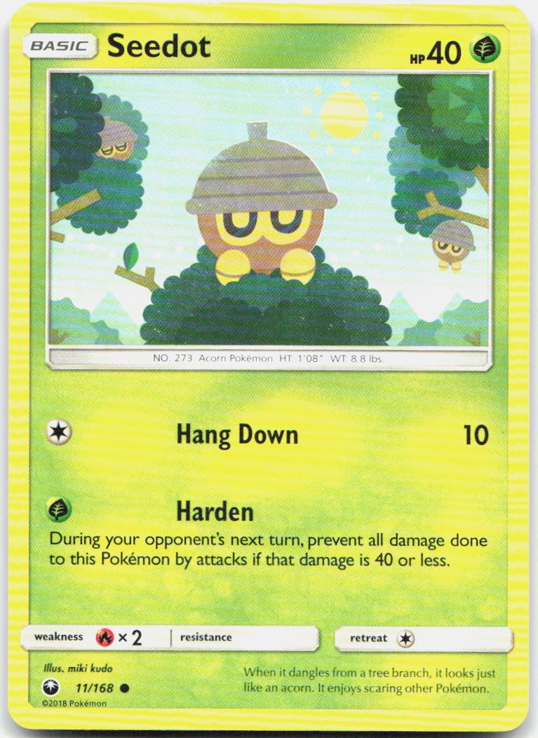 Seedot 11/168 Common Celestial Storm Pokemon LP
