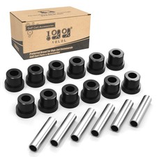 10L0L Golf Cart Spring Bushing Kit-Rear Leaf Springs Shackles Black