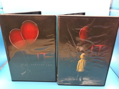 IT Chapter One / Two DVD Lot Movie Horror Warner Bros R Rated 4 Discs