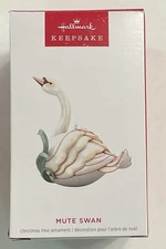2024 Hallmark Mute Swan Keepsake Christmas Tree Ornament NEW Box Marks