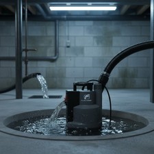 3300GPH Submersible Utility Pump with Float Switch - Ideal for Flooded Basements