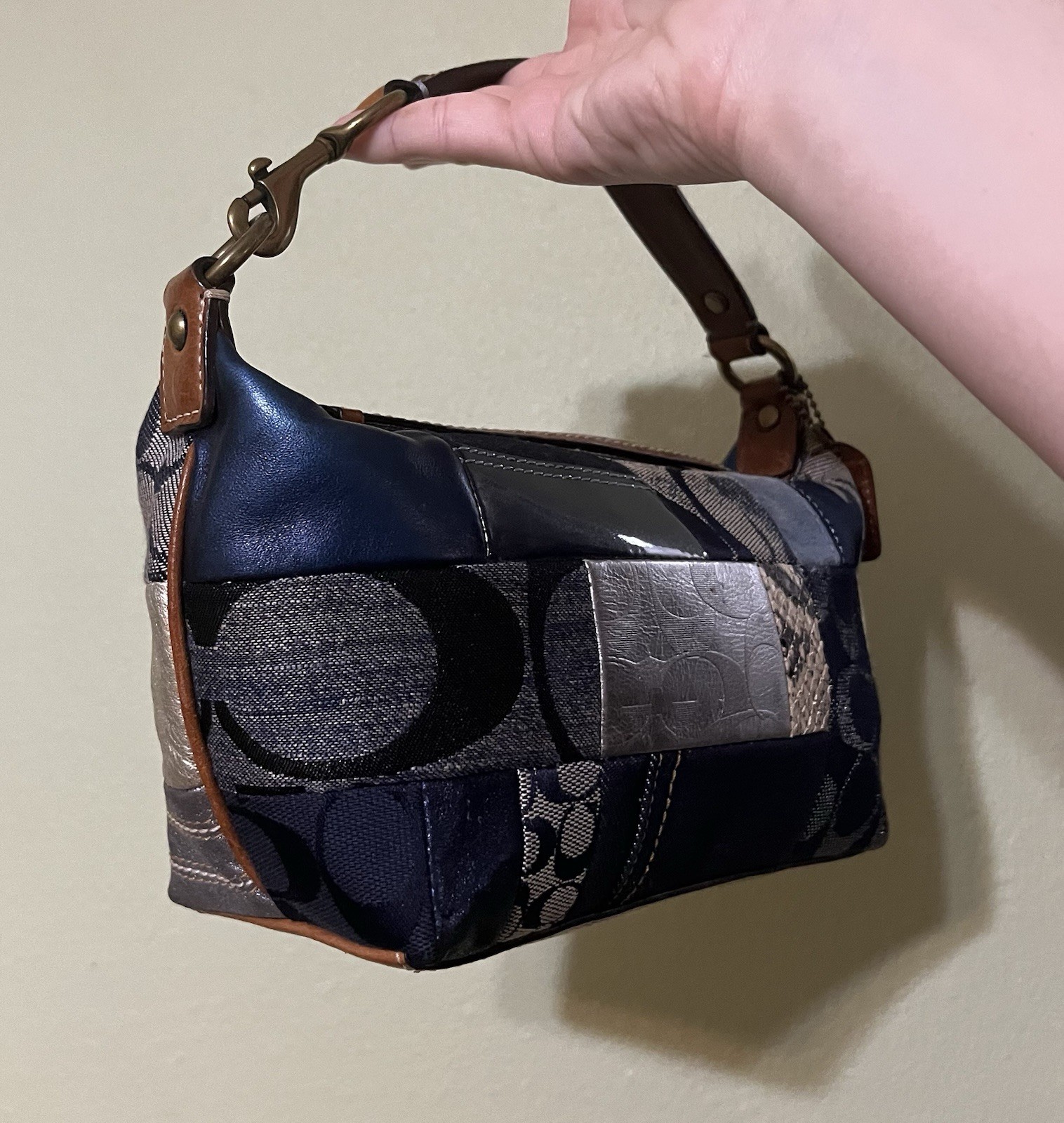 Coach Almost Vintage 2007 Patchwork Mini Baguette… - image 6