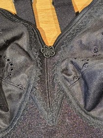 Triumph trouser corselet Doreen + Cotton 01 BS, size 105 C, Black, NEW + TAGS *VINTAGE
