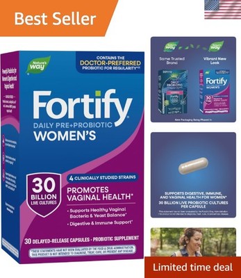 Fortify Women s Probiotic 30 Billion CFU - Supports Digestive & Vaginal Health