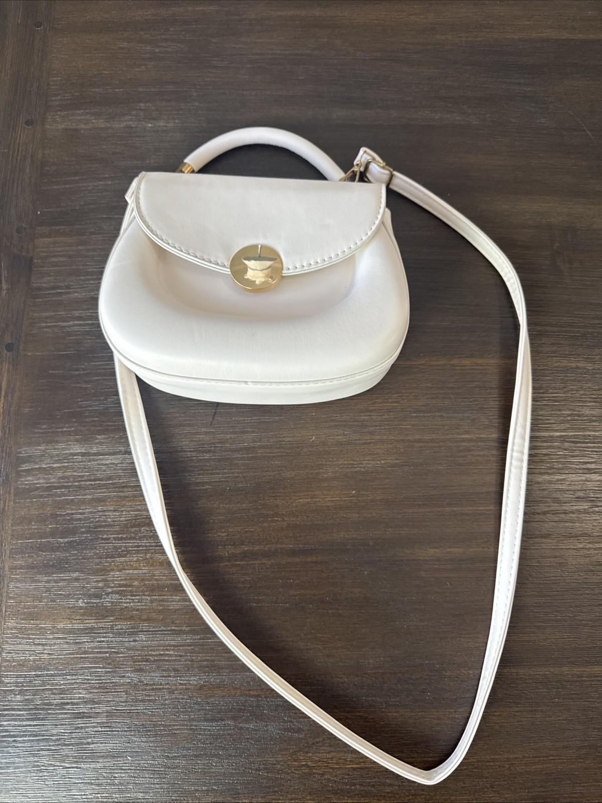 crossbody bag Single Shoulder Bag - Simple And Cute - Ivory / Off White-image