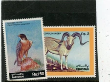 Pakistan 1986 Birds Animals Scott# 663,674 Mint LH