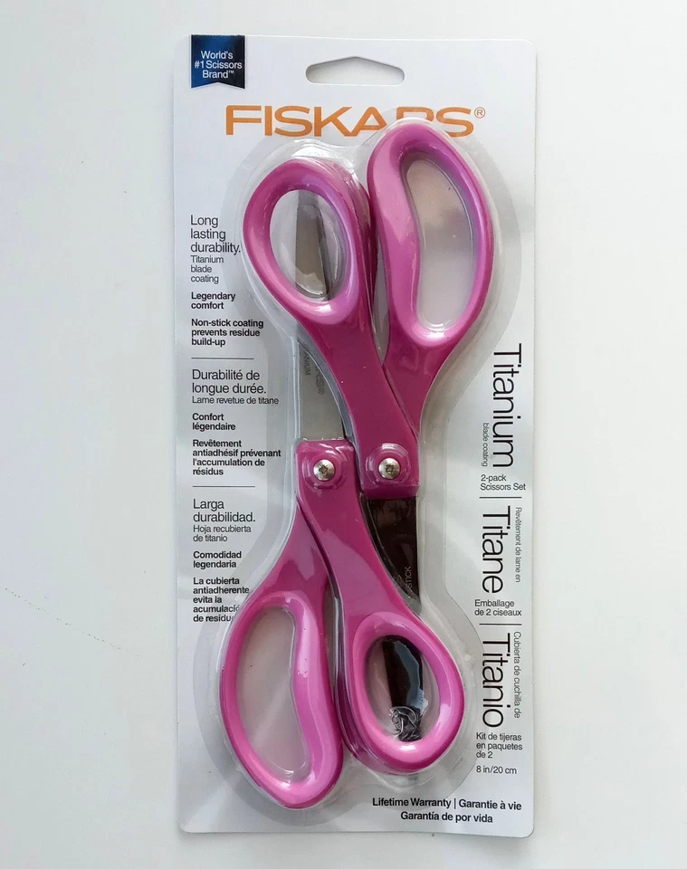 Fiskars 154180-1001 8" Titanium & Non-stick Scissors - Image 3 of 3
