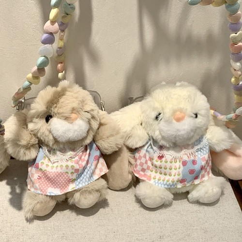 Soft Material Bunny Plush Phone Rope Mobile Phone Chain Home Decoration - 第 1/10 張圖片