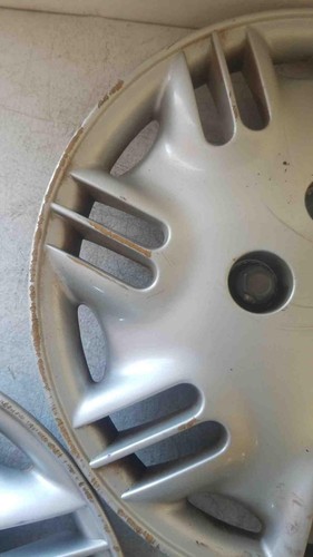 96 - 99 SATURN SL1 SC1 Wheel Cover 14" 21 Spoke Set Of 4 Some Marks And Scuffs - Picture 3 of 19