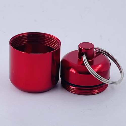 6pc/lot Waterproof Mini Portable Aluminium Pill Case Keychain Ear Plug ...