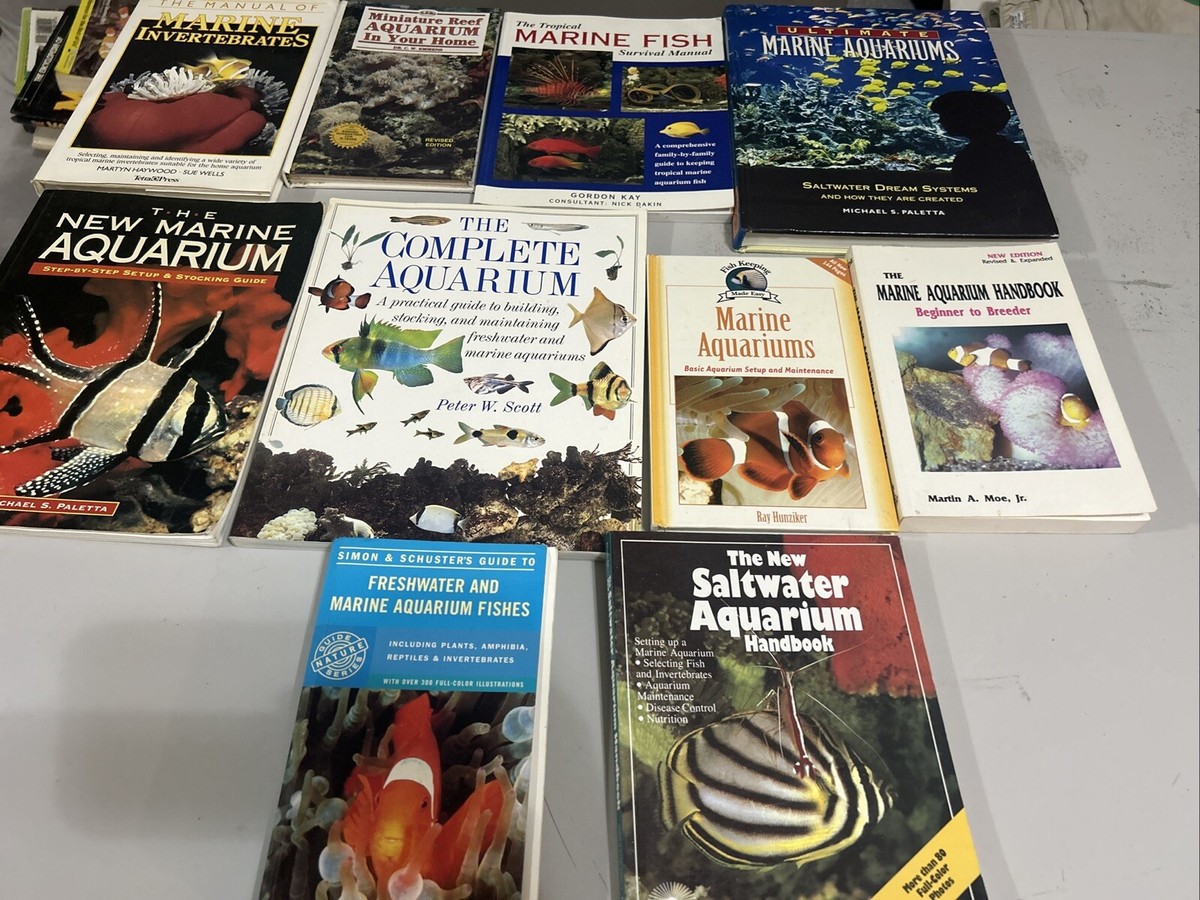 Aquarium Reference Book Lot (10) | eBay