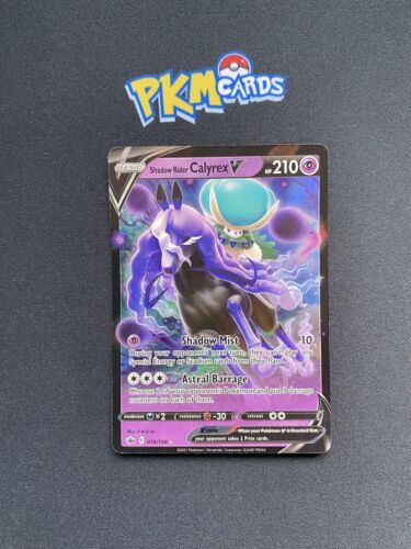 Pokemon TCG Calyrex V Shadow Rider 074/198 Chilling Reign NM. - Picture 1 of 3
