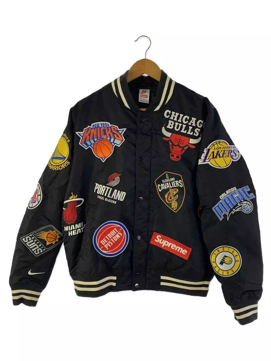 NIKE × Veste d'échauffement Supreme noire M Occasion