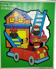 Fisher Price Little People Puzzle Vintage 1993 Complete 15 Pieces 12x10