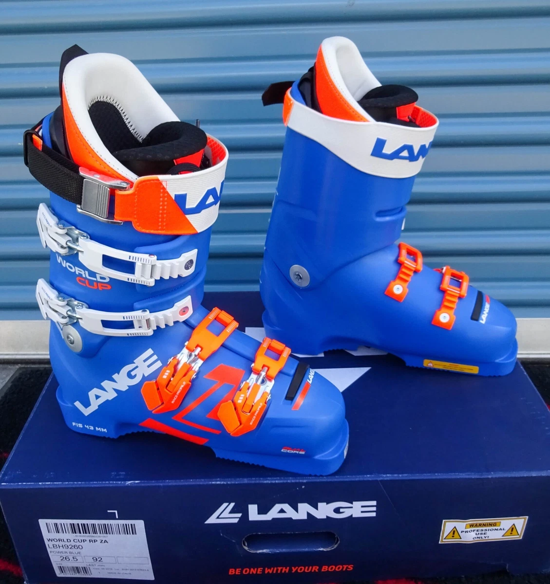 Lange World Cup RP ZA Ski Boots Brand New! Size 26.5