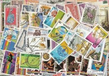 senegal 100 different stamps