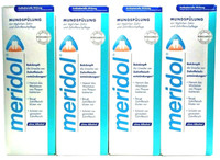 4 x 400ml Meridol Solution Mouthwash New & Original Packaging EAN 7610108059416