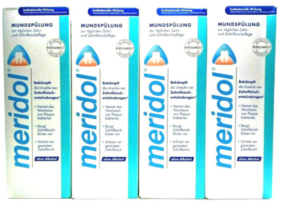 4 x 400ml Meridol Lösung Mundwasser neu & ovp EAN 7610108059416