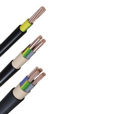 NYY-J Erdkabel Kupfer | Meterware am Stück | 3 x 1,5–1 x 300 mm² VDE