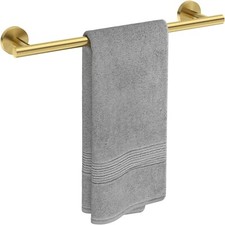 18 Inch Towel Bar Bathroom Towel Rack Wall Mounted, SUS304, Brushed Gold NEW