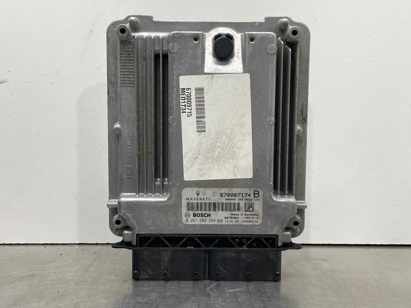 2014 Maserati Quattroporte S Q4 3.0L Engine Control Module ECU ECM OE 670007174B