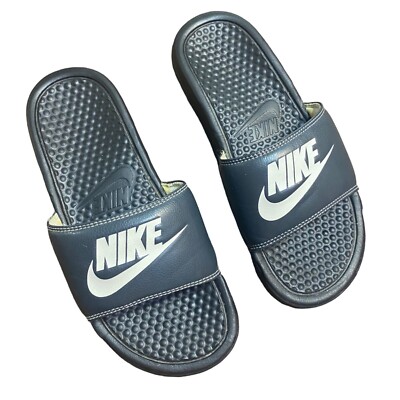 Nike Mens Benassi JDI Black Slides Men Size Shower Shoes Flip