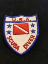 VTG USA SCUBA DIVER Sew On Patch