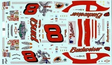 Powerslide 425 #8 Budweiser Baseball 2001 Dale Earnhardt Jr 1/24waterslide decal