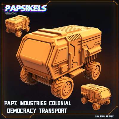 Colonial Democracy Transport | Aliens Vs Humans VII Resurgence | Sci-Fi Miniatur