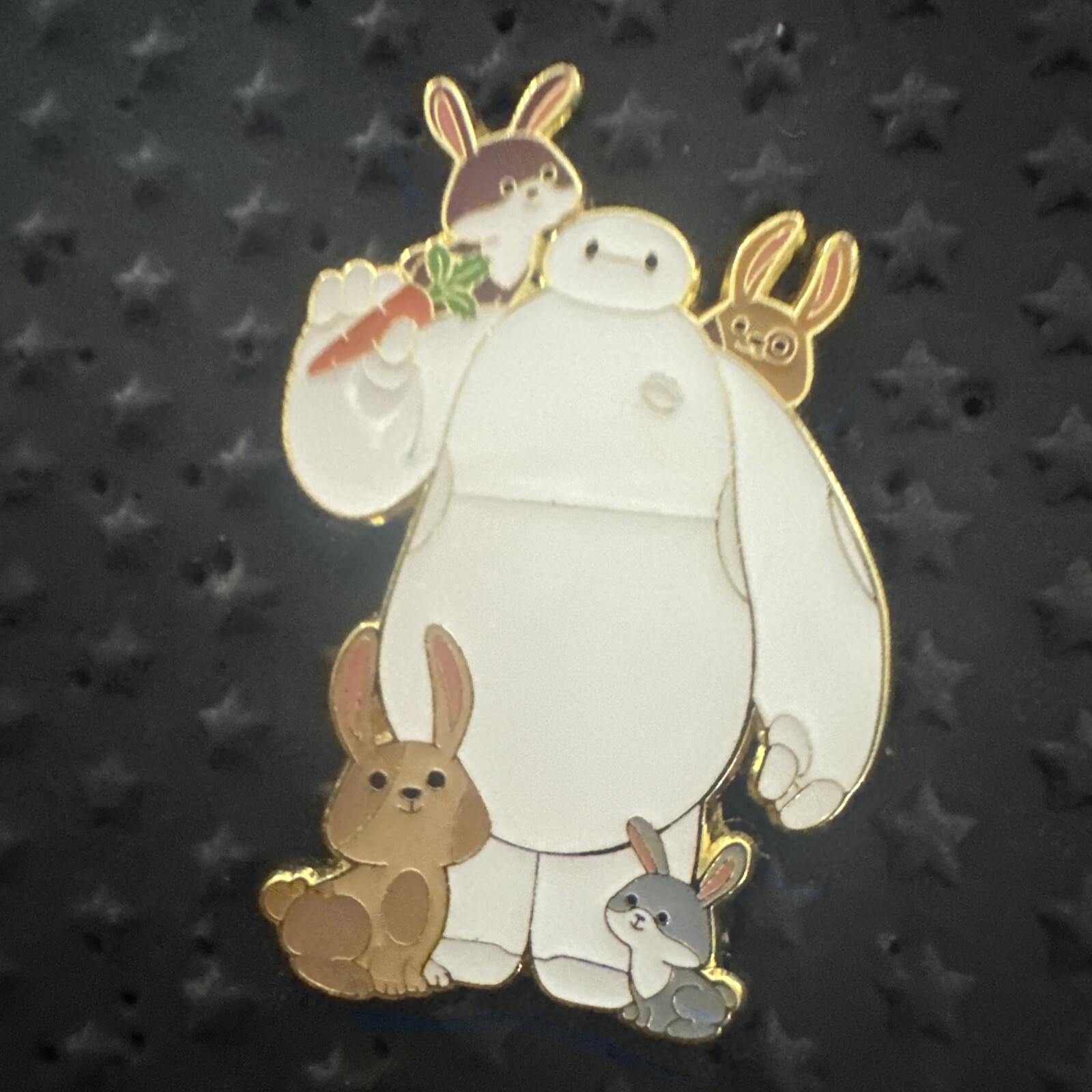 Loungefly Disney Big Hero 6 Baymax With Bunnies Enamel Pin