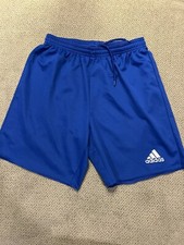 Mens Adidas Blue Soccer Fubtol Team Shorts Small