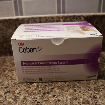 2 Layer Compression Bandage System 3M Coban2 2.9 Yard X 4 Inch Box of 1