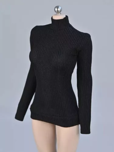 Maßstab 1/12 Stretch Pullover Shirt Kleidung für 6" weibliche Actionfigur Zubehör - Bild 16 von 25