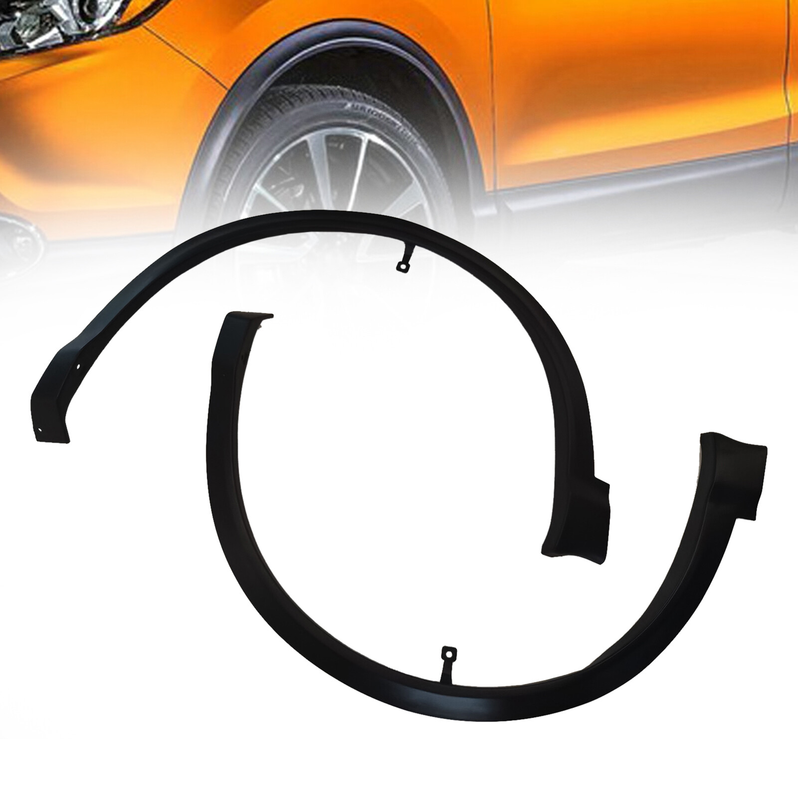 Fit For 2017 2018 2019 2020 2021 Nissan Rogue Sport Pair Front Fender Flare Trim
