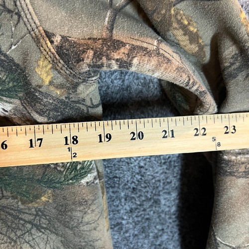 Carhartt Hoodie Womens Small 4-6 Camo Realtree Full Zip 101433 Sweater Fleece - Picture 10 of 12