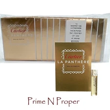 12 x Cartier La Panthere Women 0.05 oz / 1.5ml Eau De Parfum Spray Vial