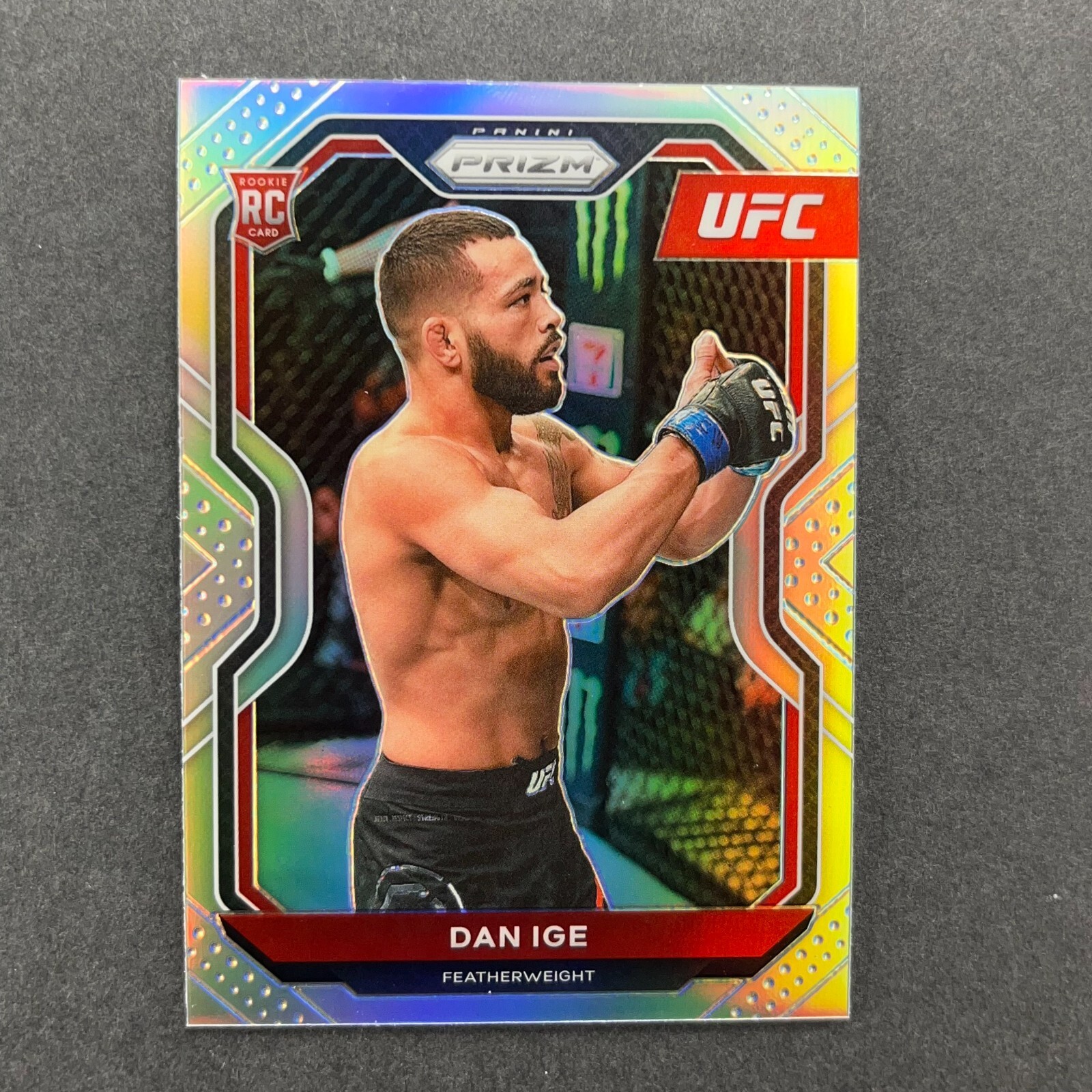 2021 Panini Prizm UFC Dan Ige Rookie Silver Prizm #70 RC