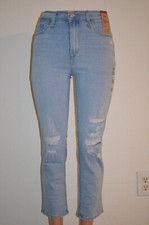 Levi's 724 HIGH RISE STRAIGHT CROP WOMEN'S JEANS Tribeca Moon NWT  588250108