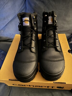 Carhartt Men's 6'' Ground Force Composite Toe Waterproof Work Boots Black CME6351