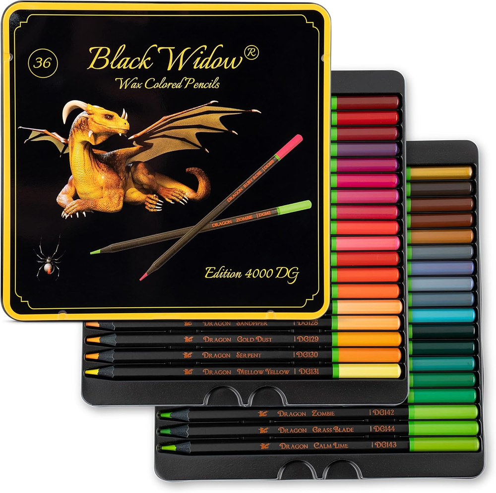 Colored Pencils for Adults - 36 Colored Pencils for Adult Coloring Books - Color